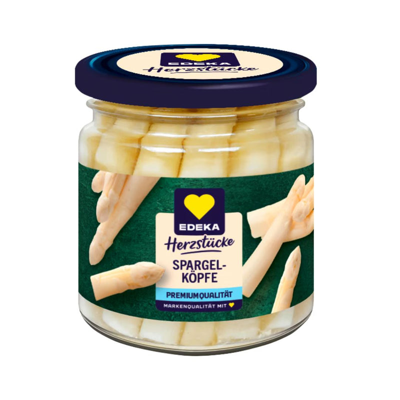 Edeka White Asparagus Tips 7cm 190g