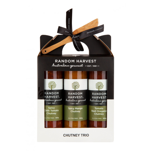 Random Harvest Chutneys Gourmet Gift Box 3x160g