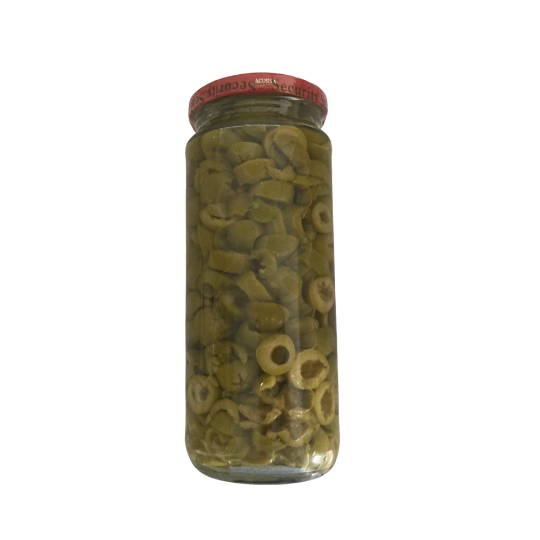 Sliced Green Olives Acorsa jar 340g