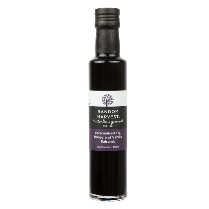 Random Harvest Caramelised Balsamic Vinegar with Fig Honey and Vanilla 250ml