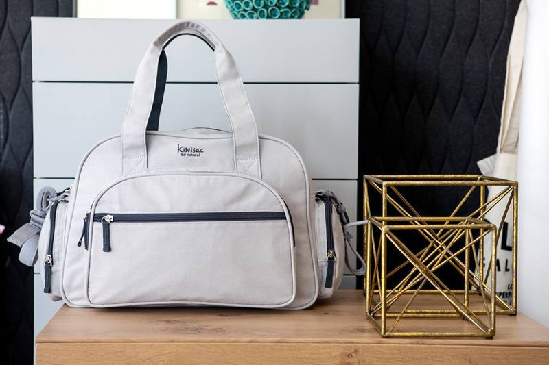 Diaper Bag Kiwisac Be Nature Grey - Shoesandbagx