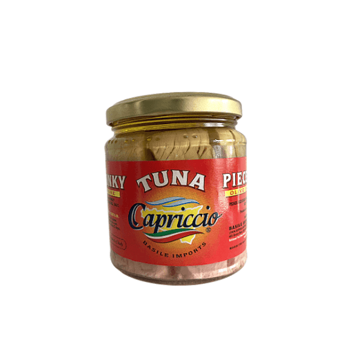 Capriccio Chunky Tuna pieces in Olive Oil in Vase
