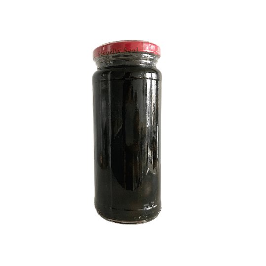 Whole Black Olives Acorsa jar 350g