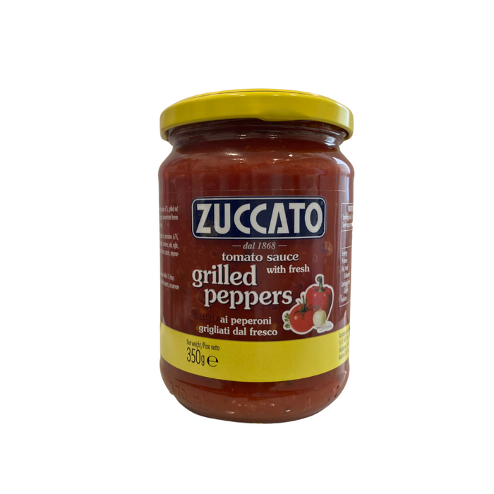 Zuccato Tomato Sauce with Fresh Grilled Peppers 350g