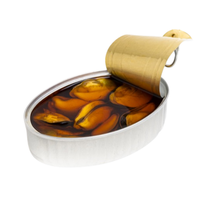 Mussels escabeche canned