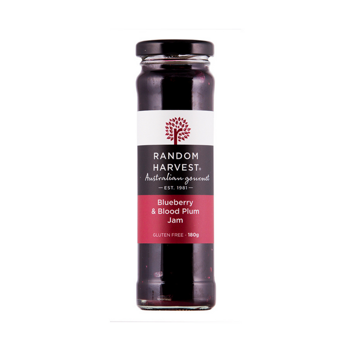 Random Harvest Blueberry & Blood Plum Jam 180g