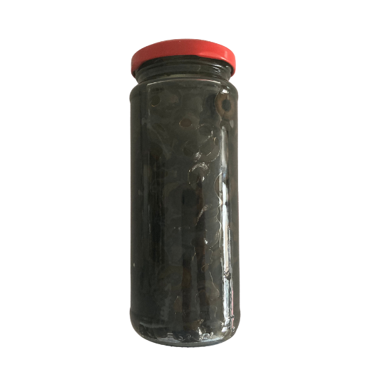Sliced Black Olives Acorsa jar 340g