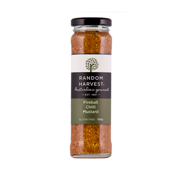 Random Harvest Fireball Chilli Mustard 150g