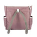 Diaper Bag and Backpack Kiwisac Kamamito Taupe Pink Rose - Shoesandbagx