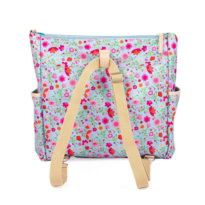 Diaper Bag and Backpack Kiwisac Kamamito Liberty Flowers - Shoesandbagx
