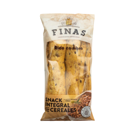 Whole Wheat Breadsticks with Cereals Finas 75g