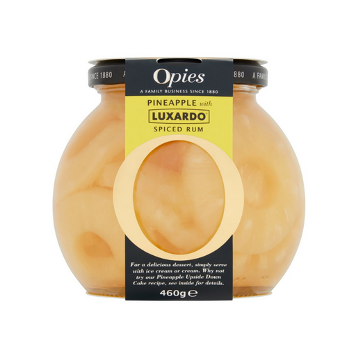 Opies Pineapple in Syrup with Luxardo Spiced Rum 460g