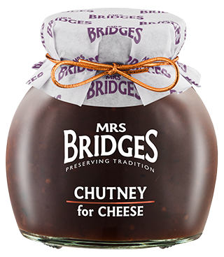 Mrs Bridges Chutney for Cheese Gift Set 2x300g Jute Bag