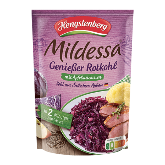 Red Cabbage with Apple Mildessa by Hengstenberg 400g