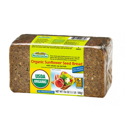 Organic Sunflower Seed German Bread Mestemacher 500g