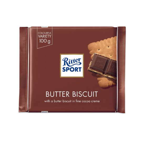 Ritter Sport Butter Biscuit Milk Chocolate 100g