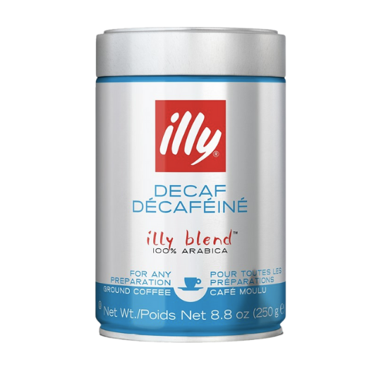 Illy Coffee | Decaf Ground Coffee 250g