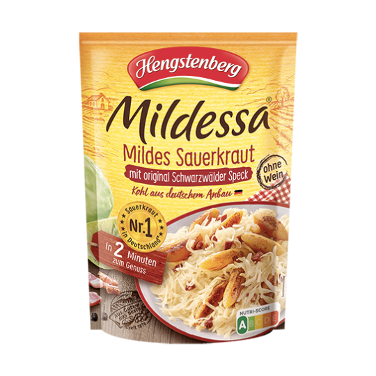 Mildessa Sauerkraut with Bacon 400g