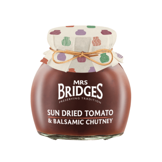 Mrs Bridges Sun dried tomato and balsamic chutney