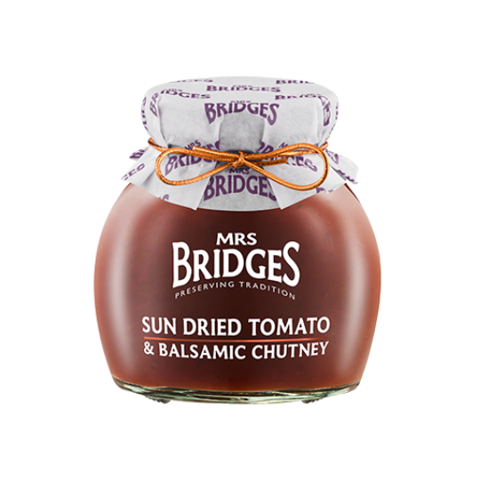 Mrs Bridges Sun Dried Tomato and Balsamic Chutney 100g