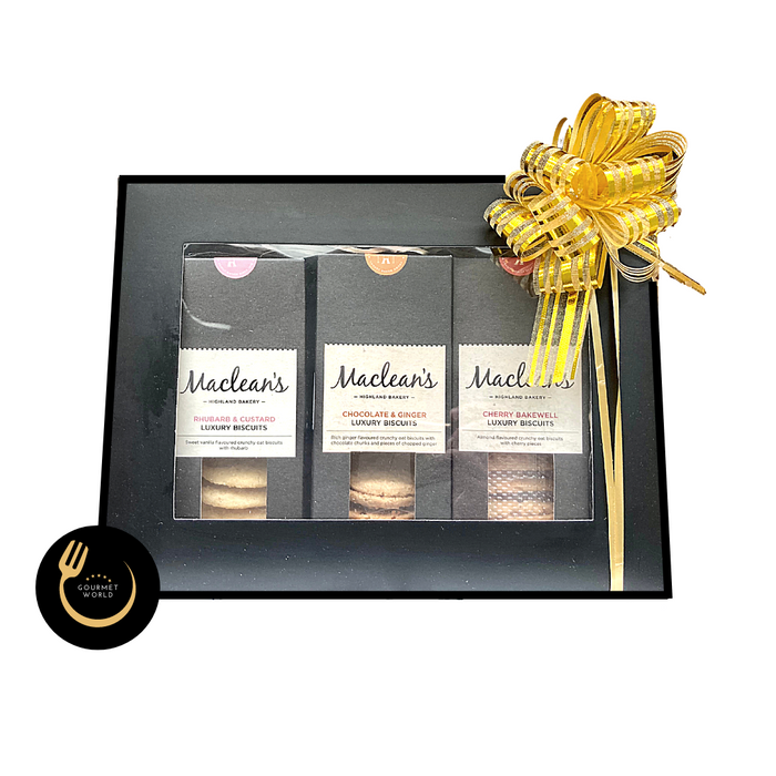 Maclean's Luxury Biscuits Christmas Gift Box 3x150g