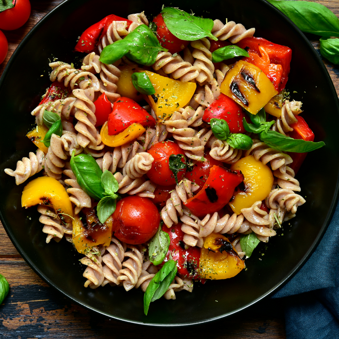 Vegan Gluten Free Pasta alla Peperonata