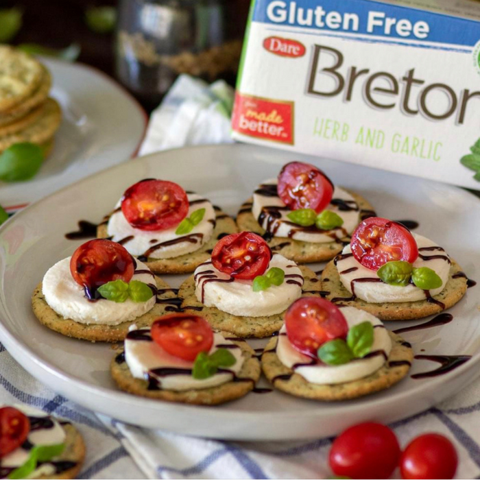 Breton Gluten Free Crackers Herb and Garlic