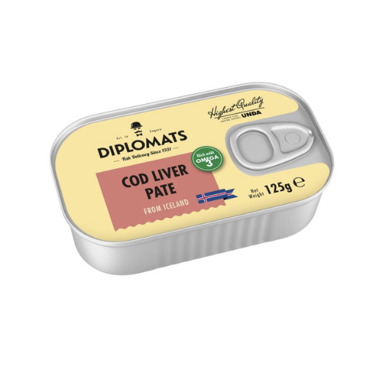 Cod Liver Pate Diplomats 125g