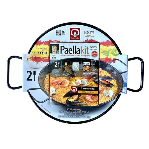 Seafood Paella Kit Carmencita (2 serves Paella pan + Paella Ingredients)