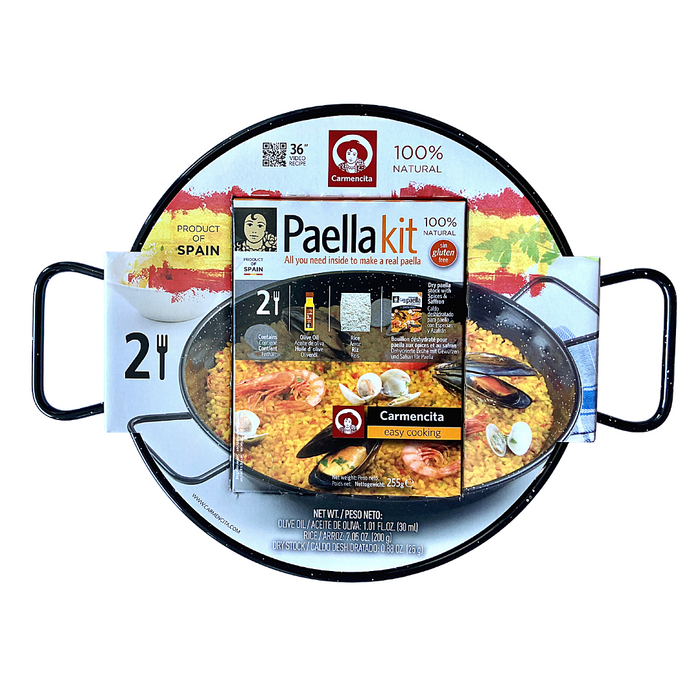 Seafood Paella Kit Carmencita (2 serves Paella pan + Paella Ingredients)