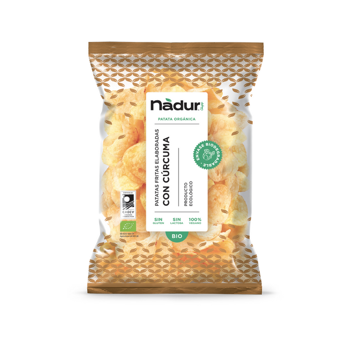 Organic Potato Chips with Turmeric and Pepper Nadur 110g