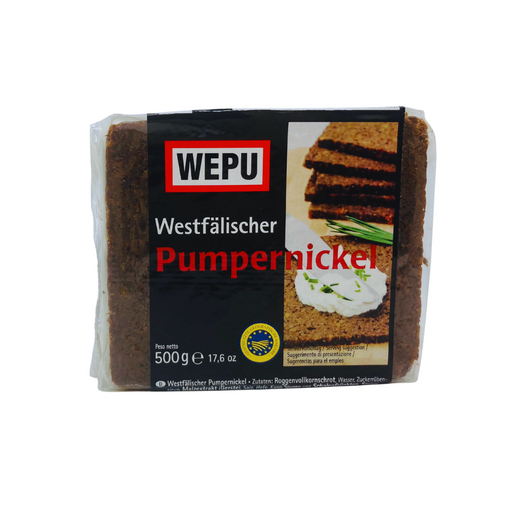 Pumpernickel Bread Wepu Wholemeal Rye German Bread 500g