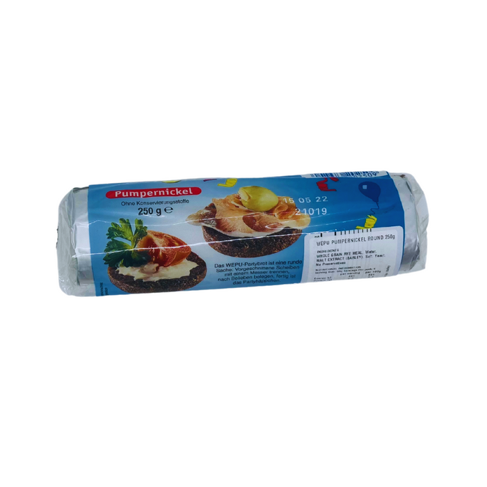 Pumpernickel Rounds for Cocktails Wepu Germany 250g