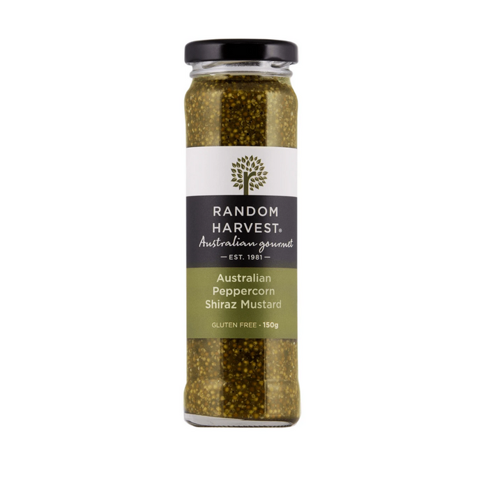 Random Harvest Gourmet Australian Peppercorn Shiraz Mustard 150g