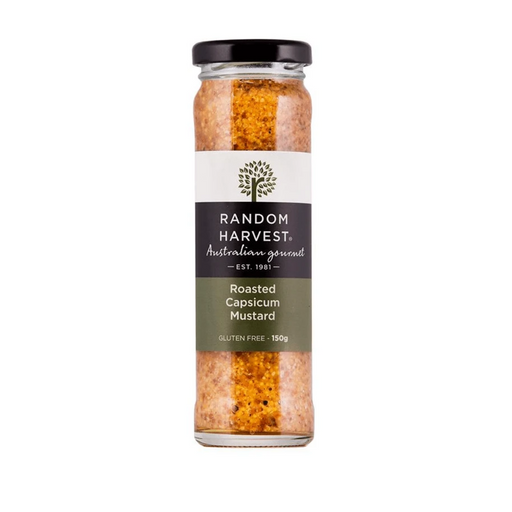 Random Harvest Gourmet Roasted Capsicum Mustard 150g