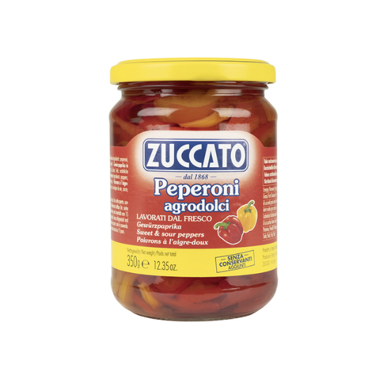 Sweet and Sour Peppers Zuccato 350g