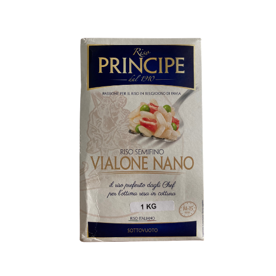 White Vialone Nano Rice Principe 1Kg