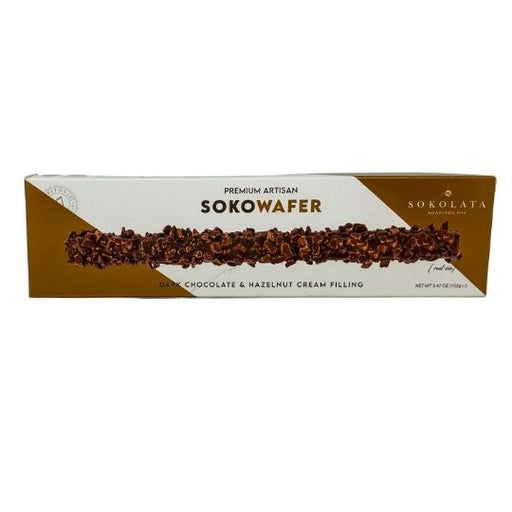 Wafer Rolls with Dark Chocolate and Hazelnuts Sokolata 155g