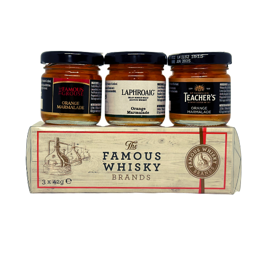 Marmalade with Whisky 3 Mini Jars Mackays Gift Set