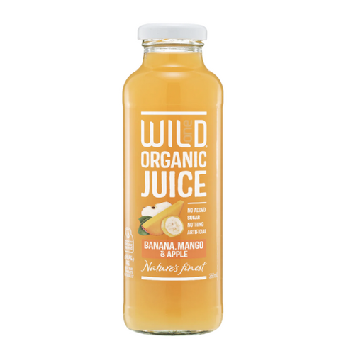Apple Juice with Banana and Mango Organic Wild One 360ml