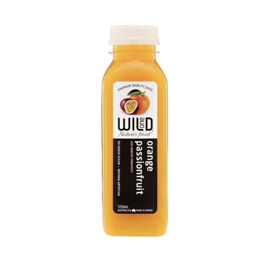 Orange Passion Fruit Juice Premium Wild One 350ml
