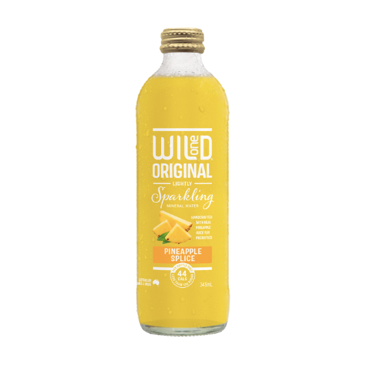 Sparkling Flavoured Water Pineapple Organic Wild One 345ml